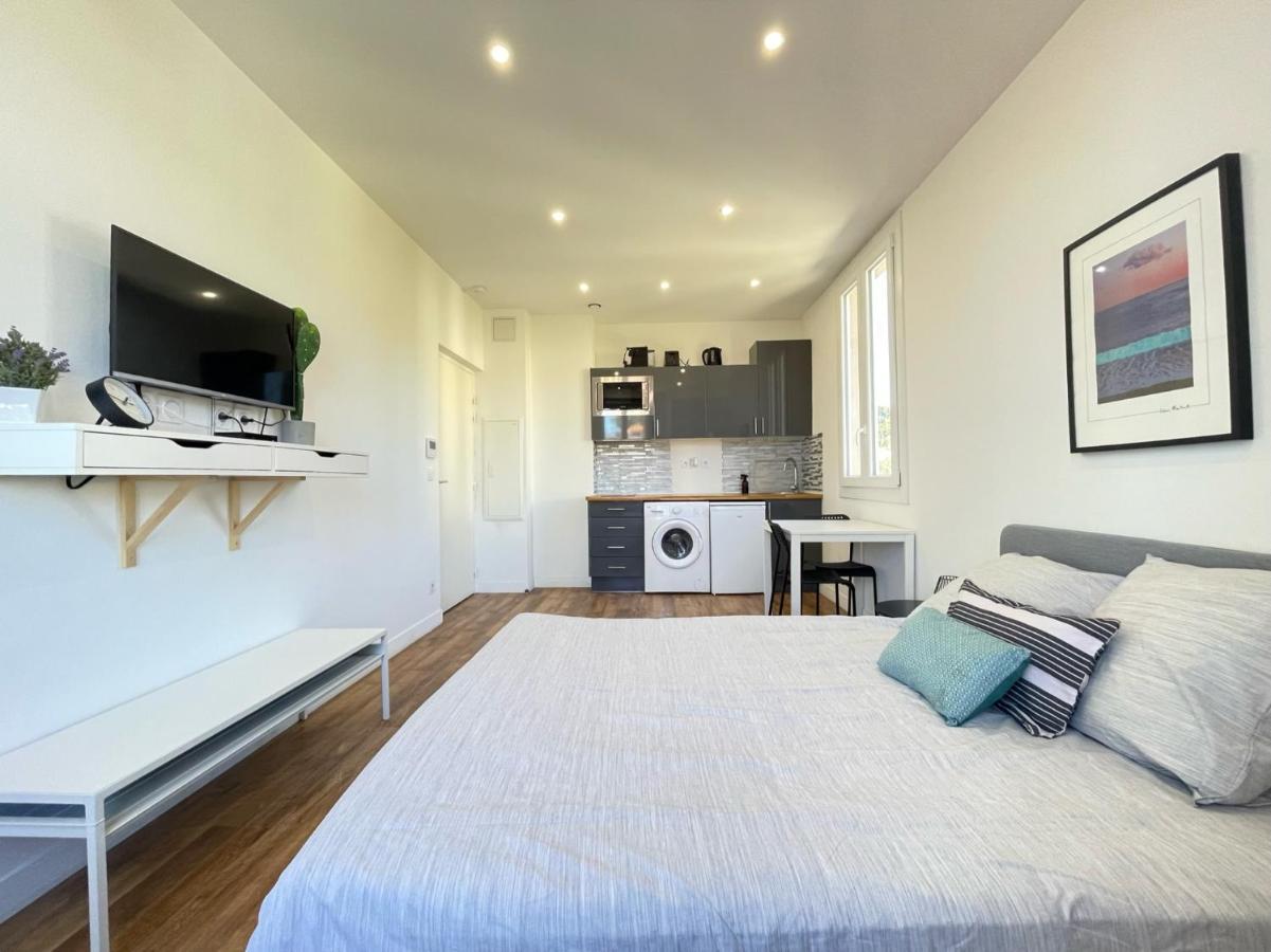 Nice Renting - Cambrai02 - Studio Beach Sea View - Ac - Promenade Des Anglais エクステリア 写真